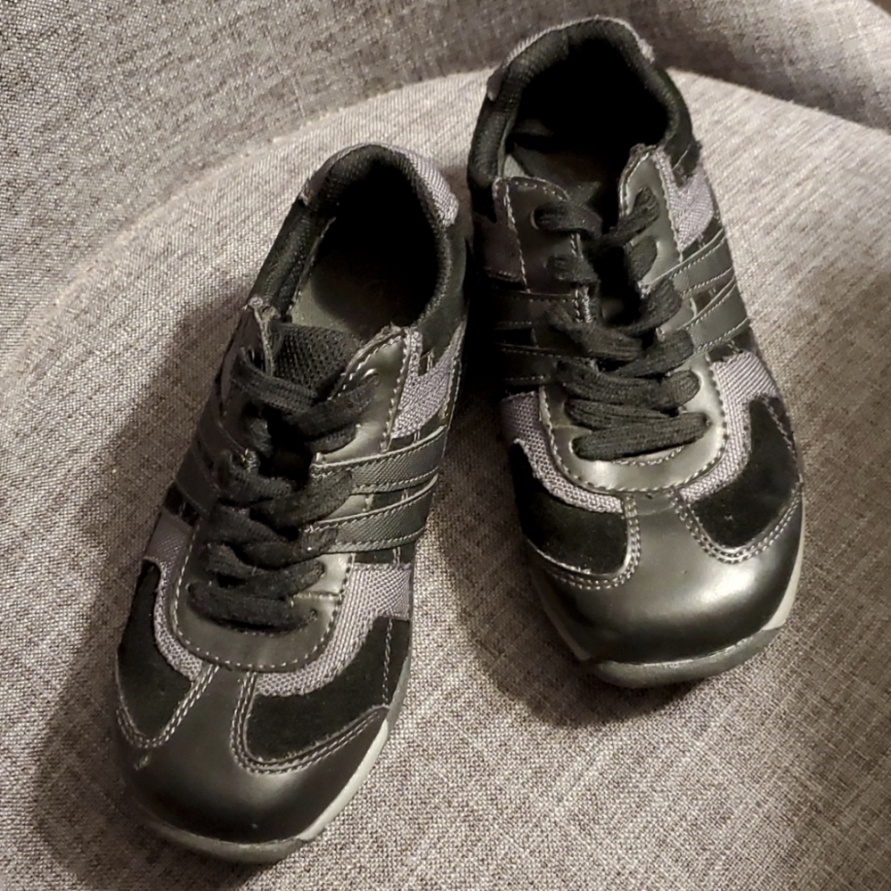 Cherokee Non-marking Boys Leather Black Shoes - Size 1